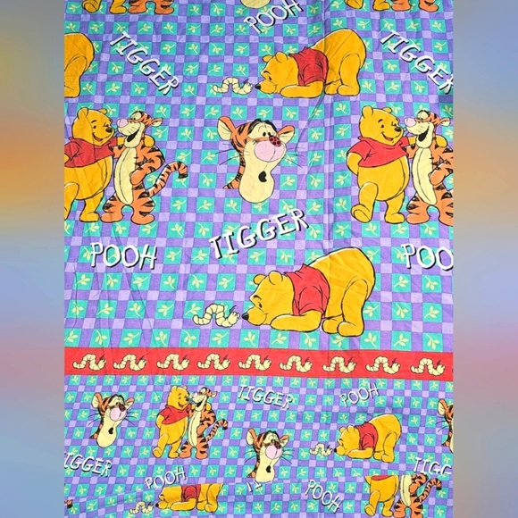 Vintage Winnie the Pooh Duvet Cover and Pillow Case 70 × 50 - Picture 1 of 4